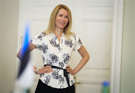 primera ministra estonia - rfc por primera vez
